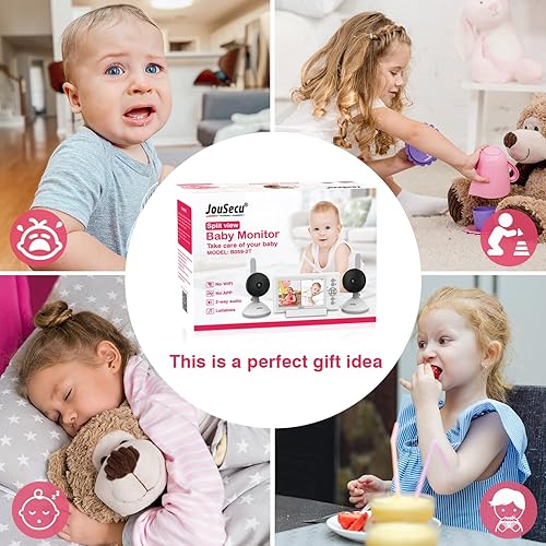 Miniatura 5 de Unidad de cámara de bebé complementaria, cámara de monitor de bebé, solo monitor de trabajo B049B059, máximo 2 cámaras