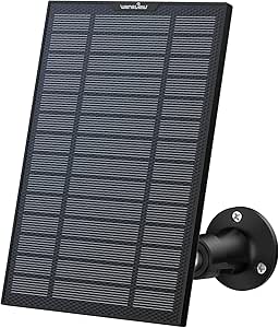Wansview Solar Panel for Security Camera, 6V 3.2W Solar Chargers Compatible with Outside Solar/Battery Powered Camera, IP65 Waterproof Solar Battery Charger with 10FT Type-C Charging Cable (No camera) asin的图片
