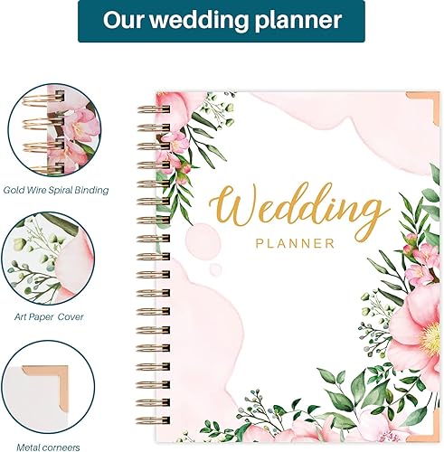 Miniatura 2 de Planificador de bodas  Libro de planificación de boda y organizador para la novia, libro de planificación de boda, regalo único de compromiso para