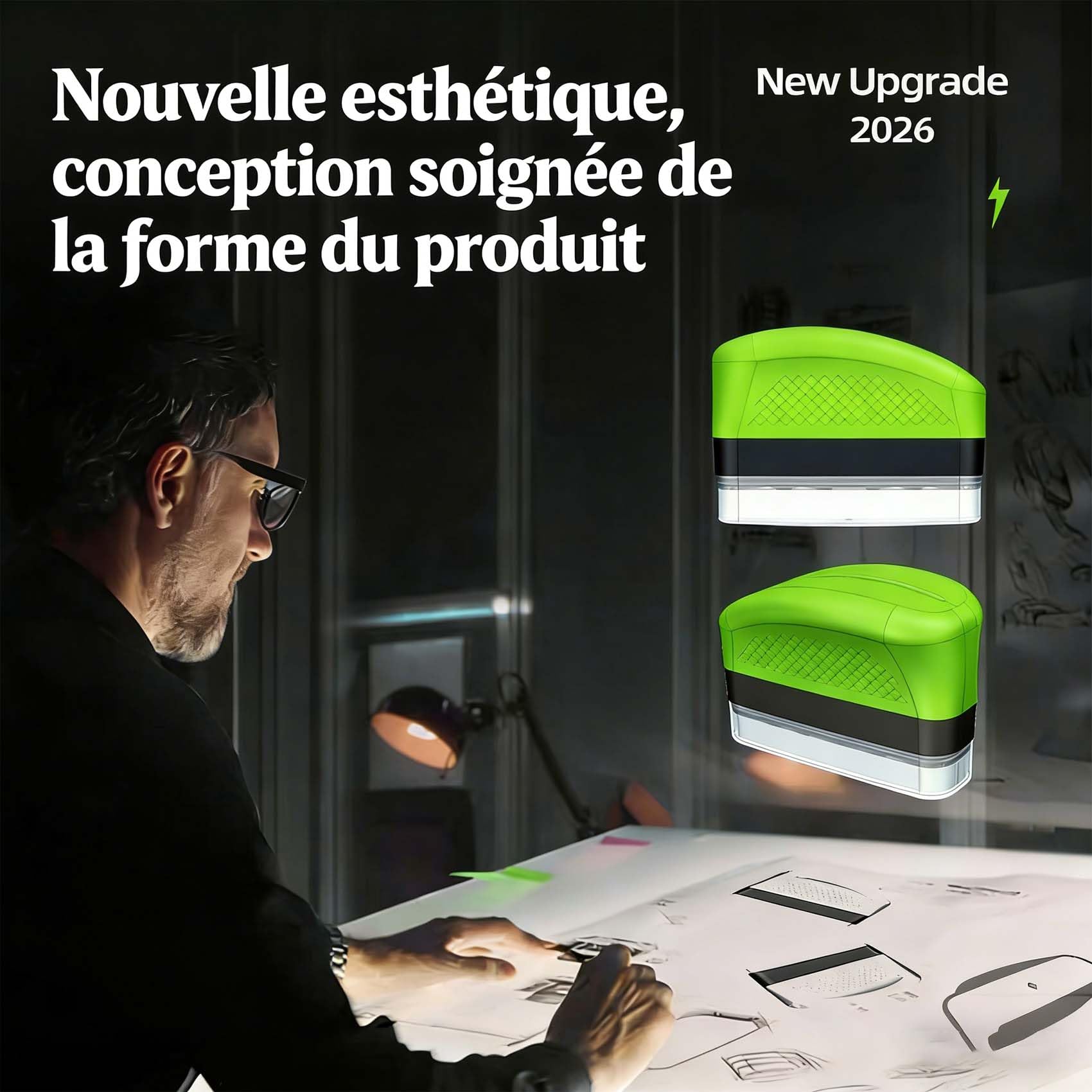 2026 Neu Gl170 Pro, Gl170 Pro Nettoyeur Vitre Voiture, Oil-Free Car Glass Brushes, 150ml Nettoyant Pare Brise Pour Plus De Clarté Et De Visibilité, fur Brise, RéTroviseurs (2pc)