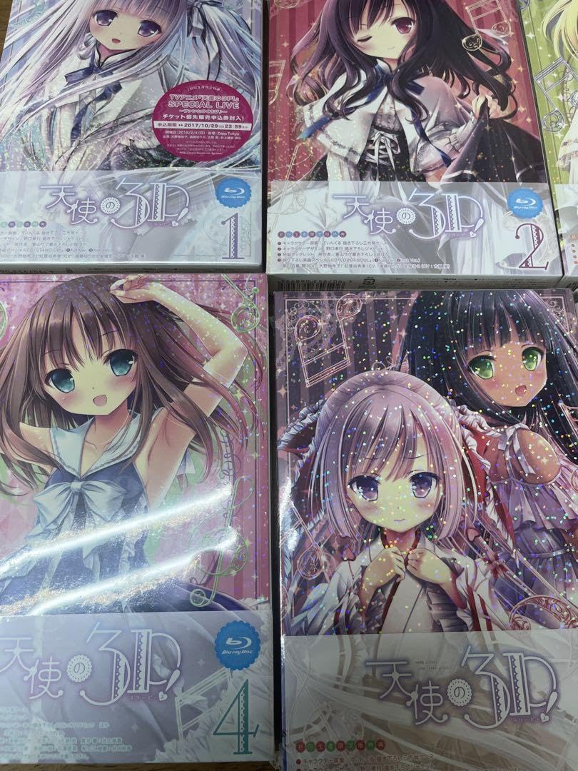 Amazon.co.jp: Blu-ray 天使の3P! 初回生産限定版 全6巻 全巻セット 
