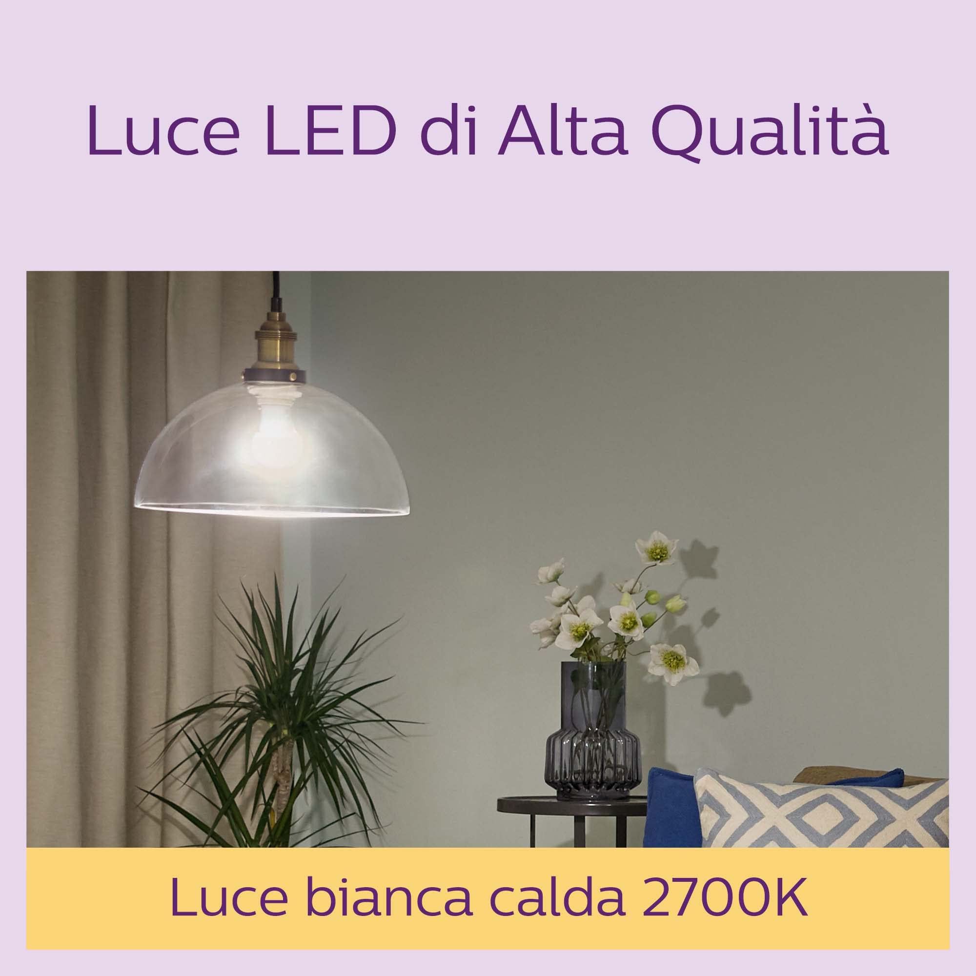 Philips Lampadina LED E27 100W Equivalente - Luce Bianca Naturale 4000K, Conf. 6, Risparmio Energetico - Foto 2