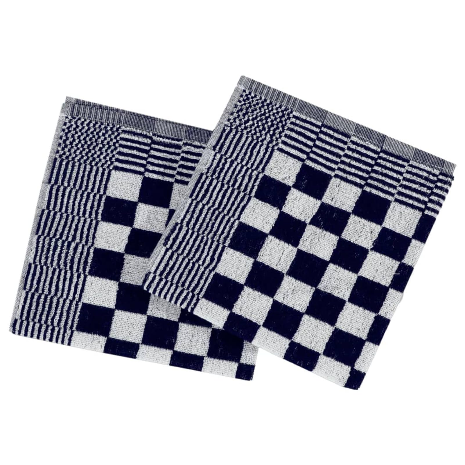 Homgoday Set Strofinacci 20 pz in Cotone Blu e Bianco, Decor da Mobili da Interni per Soggiorno Ufficio Camera da Letto