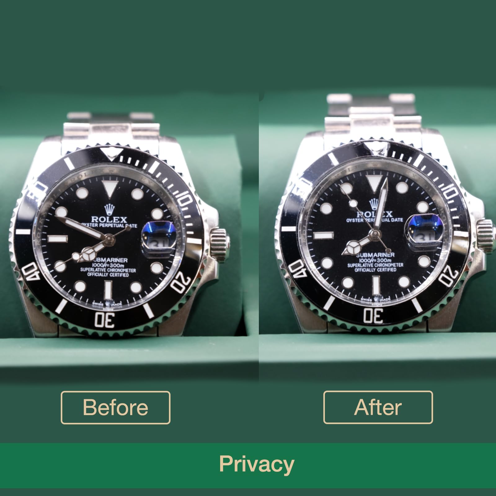 Folia ochronna do Rolex GMT Master II 40 mm Ref. 126710 Przezroczysta skóra na cały zegarek Ochraniacz ekranu Naklejka na obudowę (folia na cały korpus x2)