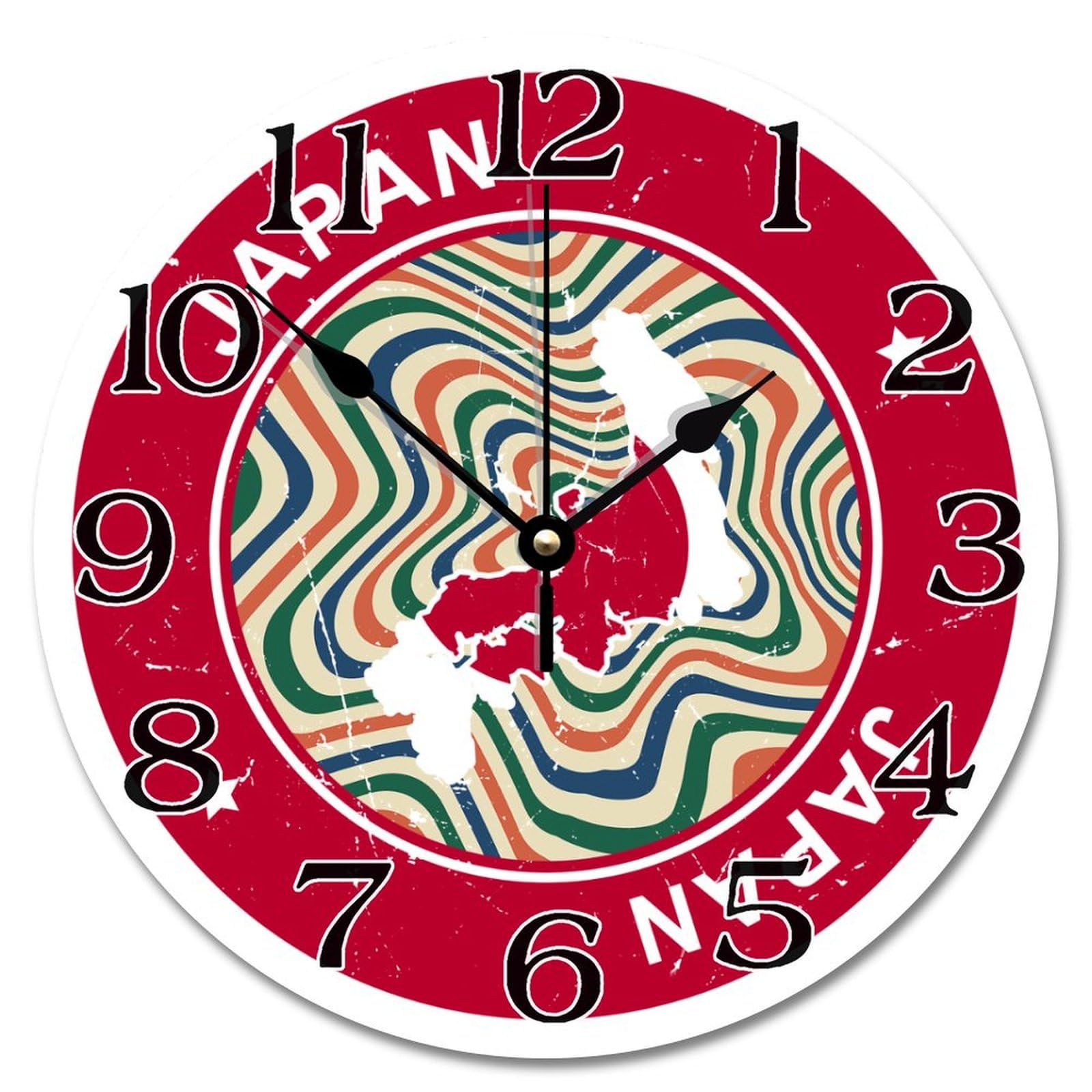 Souvenir de ville du Japon avec cette horloge en bois retro idee cadeau unique