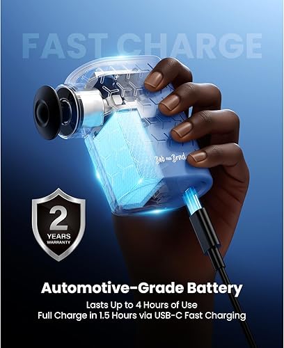 Miniatura 6 de BOB AND BRAD P5 Mini pistola de masaje, masajeador de bolsillo para viajes, pistola de masaje portátil ultra pequeña para espalda y hombros