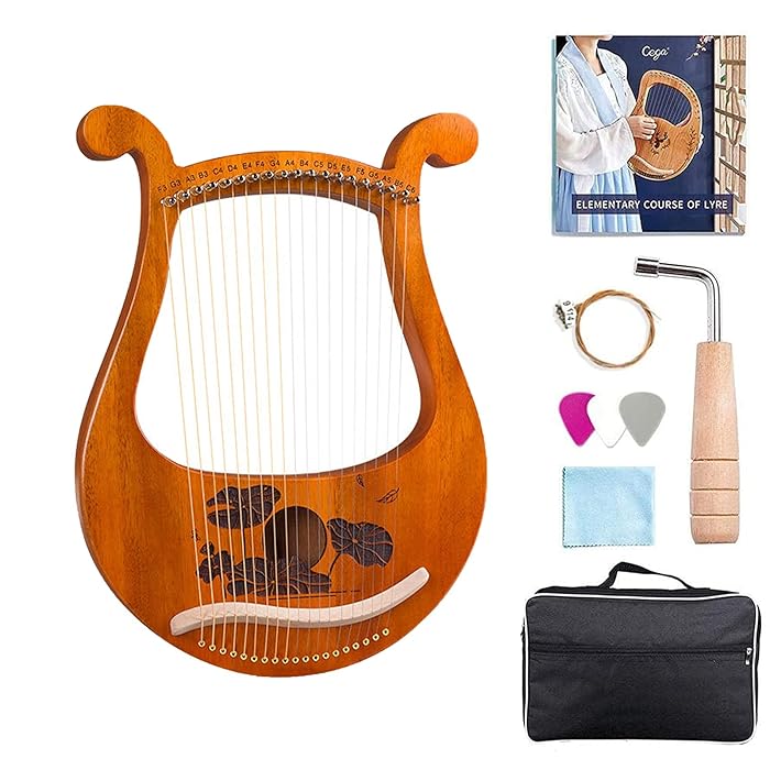 Buy Lyre Harp 19 String Harpsicle For Adult,Whole Wood Is Hollowed Out