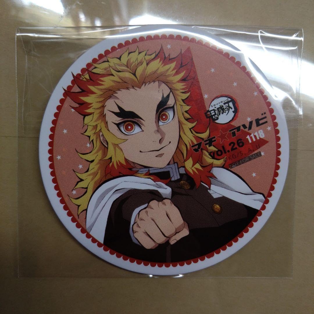 鬼滅の刃 ufotablecafe 煉獄杏寿郎　コースター　37点 中古】コースター 煉獄杏寿郎(正面向き) コースター 「劇場版 鬼