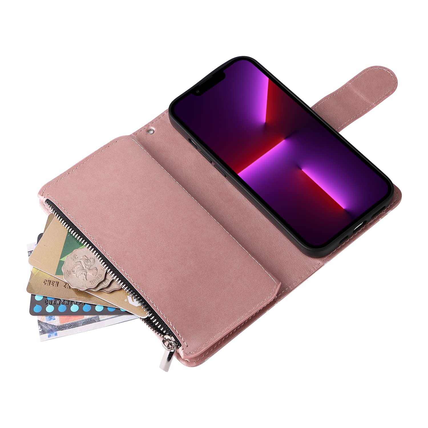 Casper IPhone 13 Series MagSafe Leather Wallet Case - Brown / IPhone 13 Pro - View #9