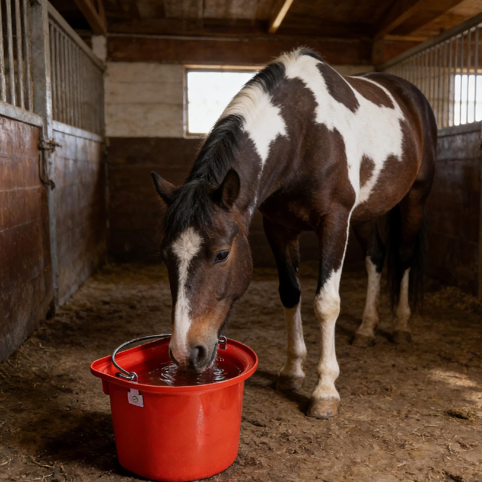 Milageto Cubo de para Caballos Comedero para Caballos Que Ahorra Espacio Suministros de alimentación para Exteriores Comedero Resistente para Montar