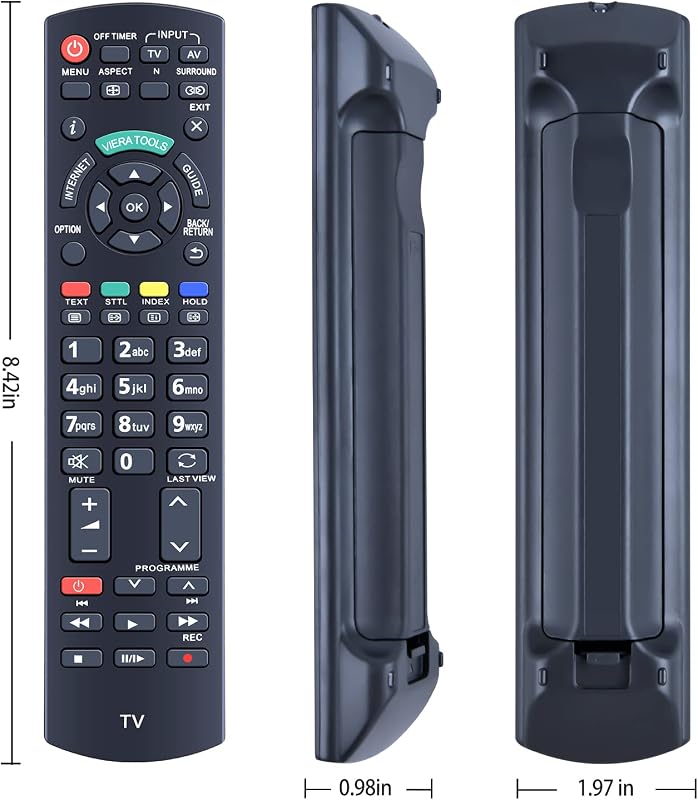 TCNOUMT N2QAYB000753 Távirányító Panasonic Viera TV-hez TX-L32E5Y TX-L32E5B TX-L32E5E TX-L32E30E TX-L32E31B TX-L32D25E Kompatibilis