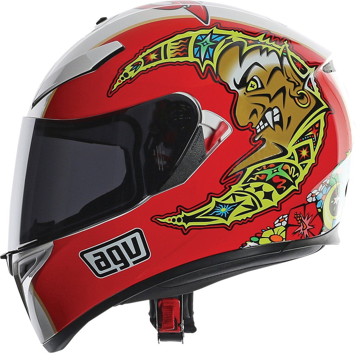 AGV Unisex-Adult K-3 SV Imola Helmet (Multi-Color, Medium/Small) Automotive