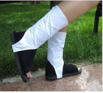 Cosplay Shoes -Naruto Akatsuki Ninja Shoes Costume Boots M Size 24.5-25.5cm
