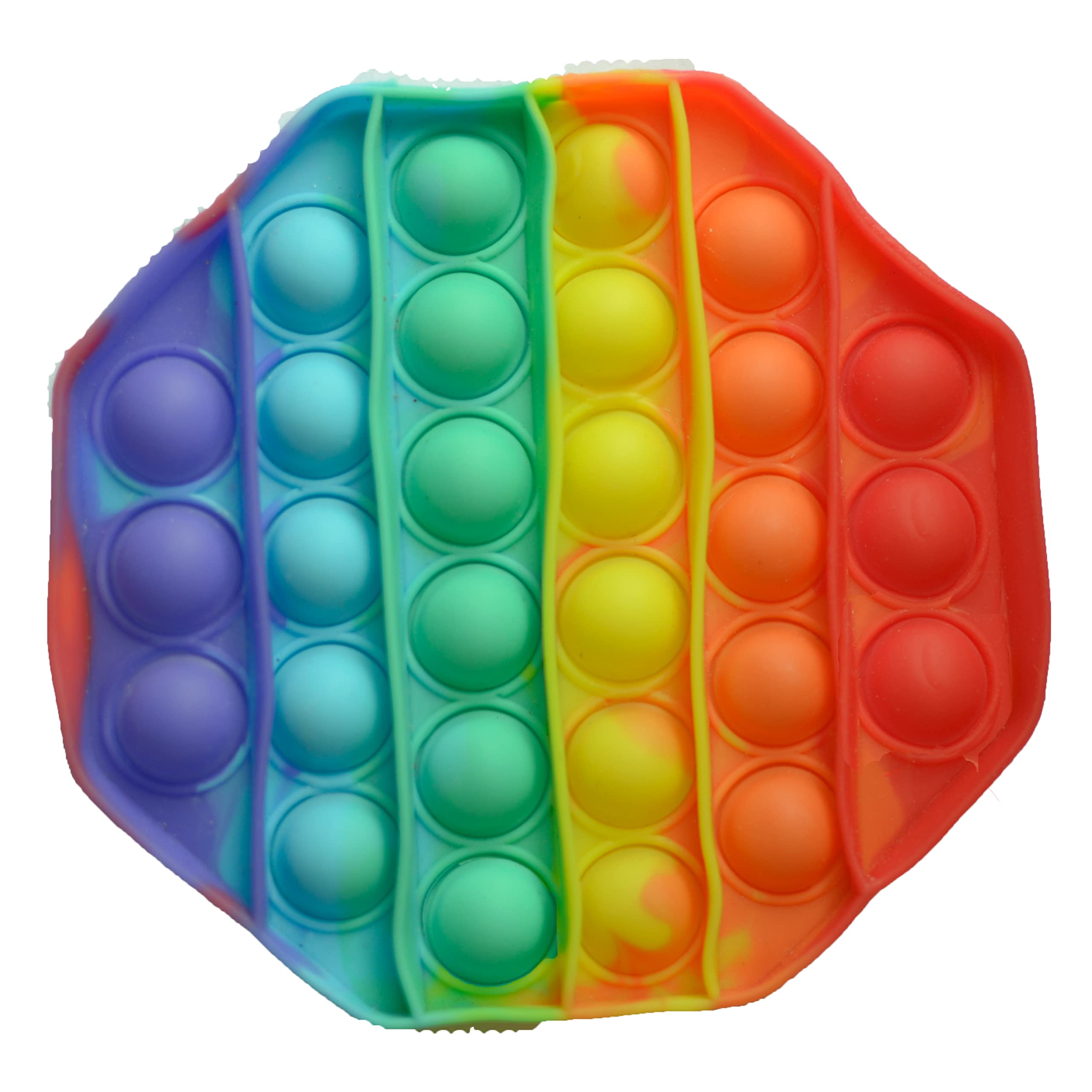 Trendy Pop It Fidget Toys, Push It Pop It Bubble Fidget Sensory Toy, Autism Special Needs Silicone Stress Relief Toys, Poppet Toys Gifts for Girls, Boys, Pop it Toy Big, Octagon Shaped Toy(1 Piece)