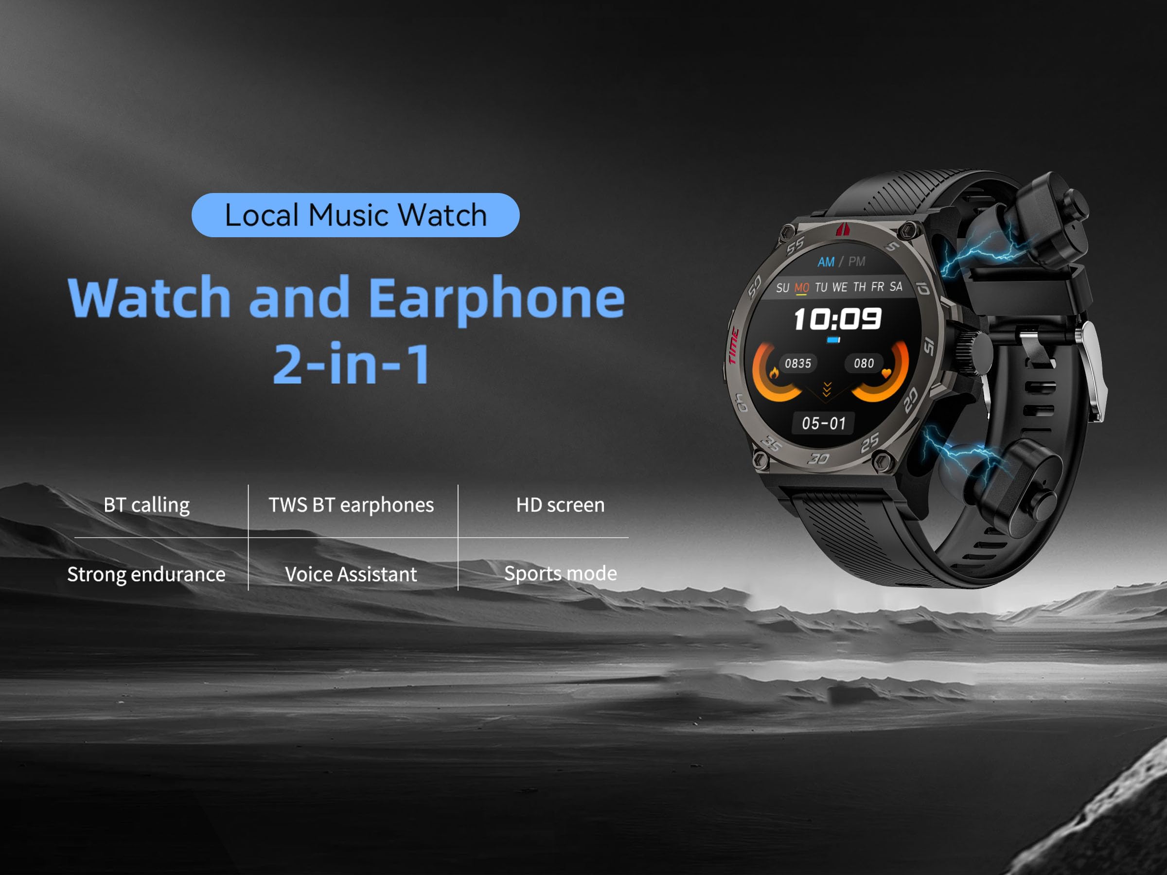 MIDDOW Mens Smart Watch