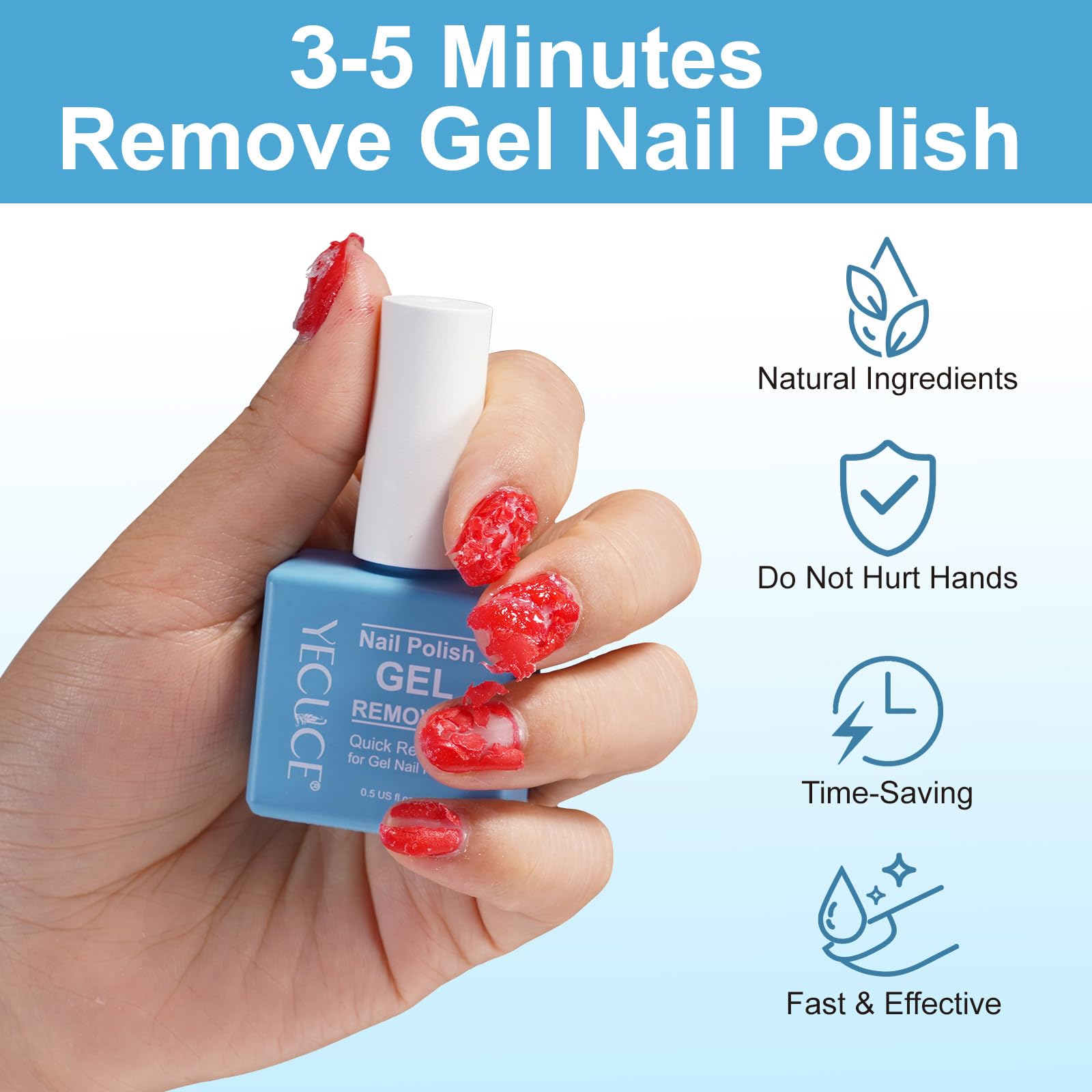 Fast Gel Nail Remover - No Foil Needed -2