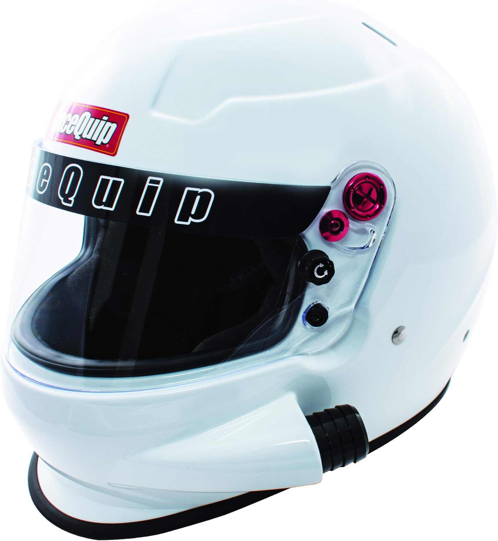 RaceQuip Side Air Full Face Helmet PRO20 Series Snell SA2020 Rated Gloss White X-Large 296116