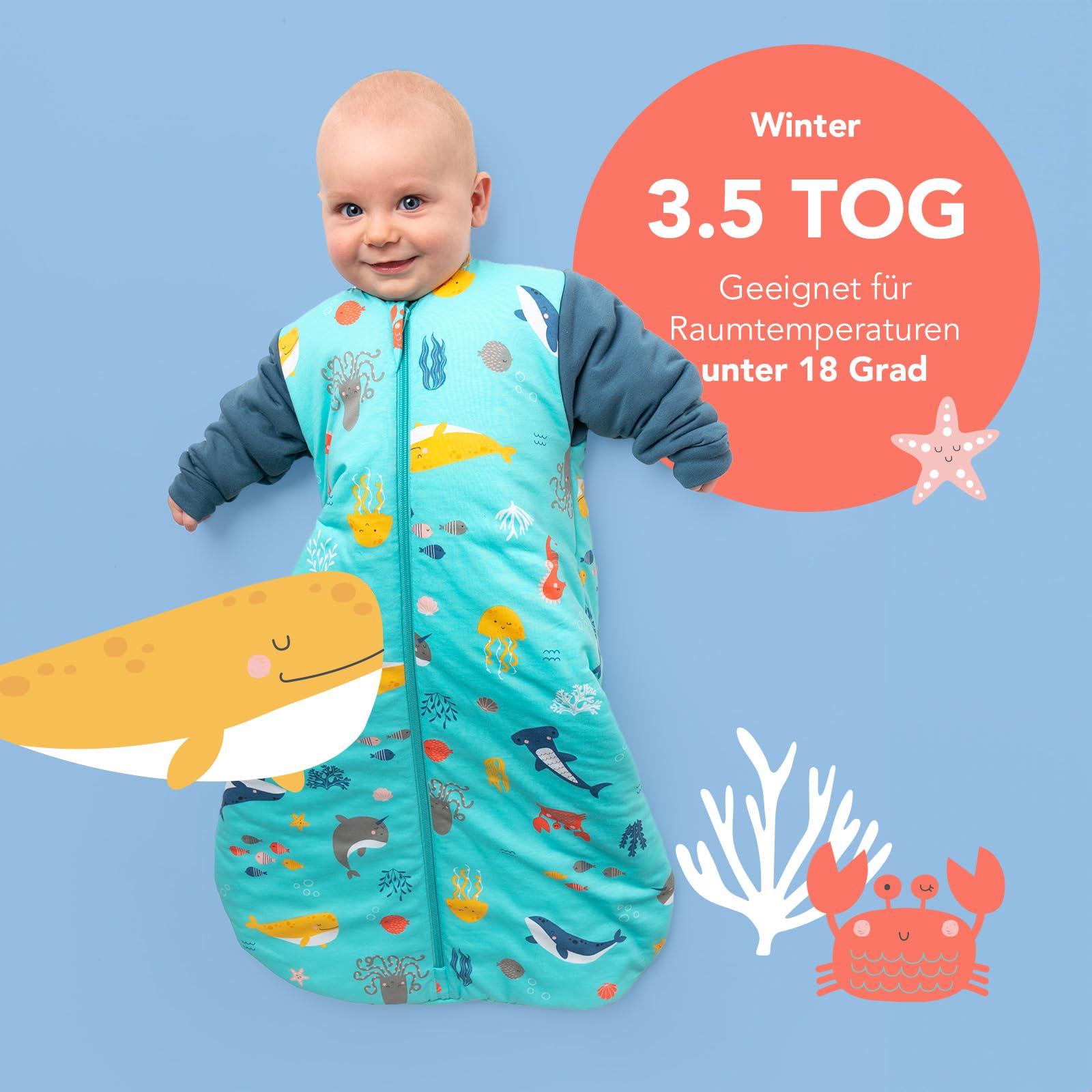 schlummersack Baby Kinder Schlafsack Winter