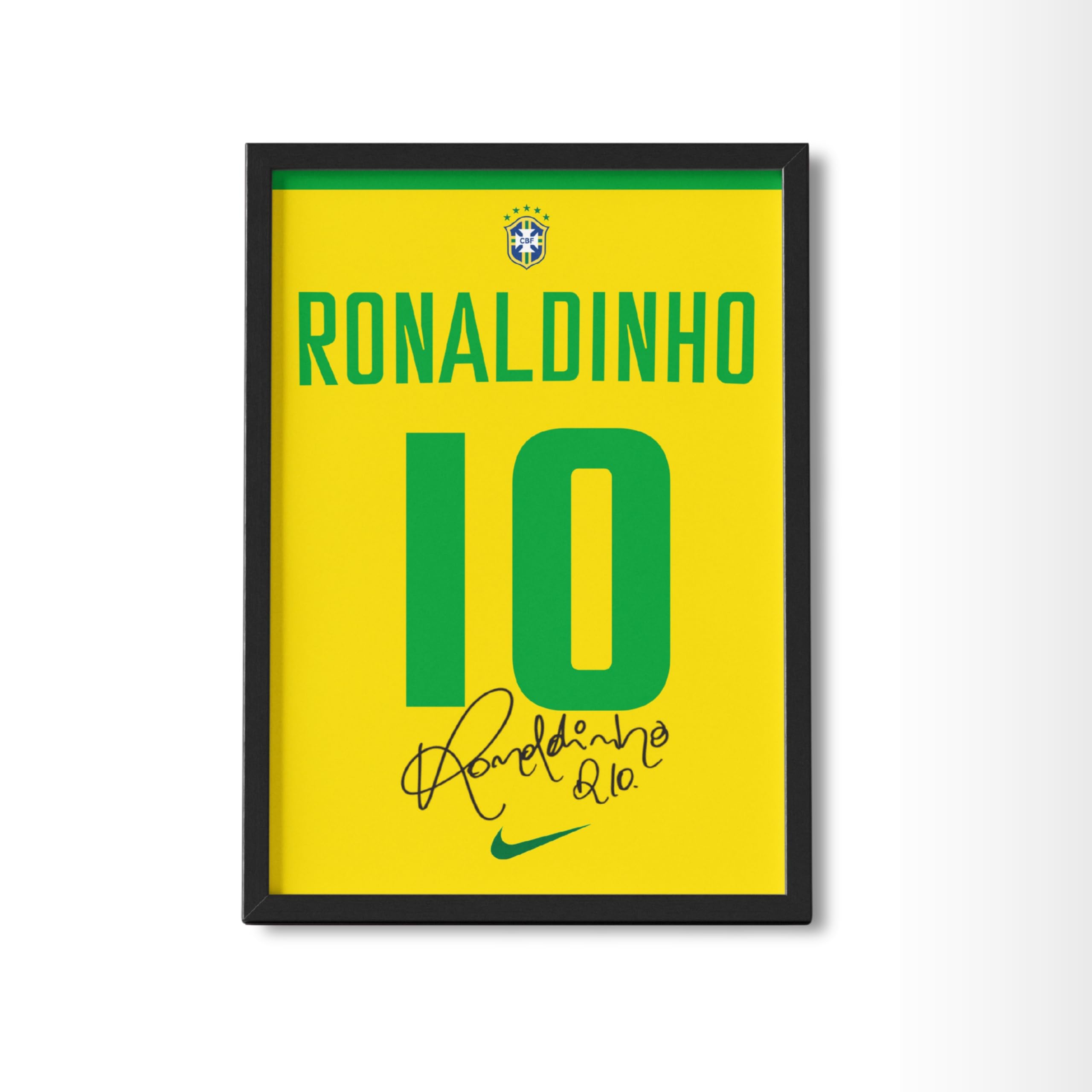 Neymar Jersey Poster Frame - Wall Art for Football Fans -10 Neymar Jersey Poster Frame - Wall Art for Football Fans -10