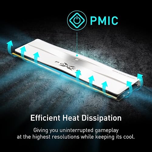 Miniatura 2 de Silicon Power DDR5 64GB (2x32GB) Zenith RGB 6000MHz (PC5-48000) 288-pin CL30 1.35V UDIMM Módulo de memoria de escritorio RAM SU064GXLWU60AFDHEC