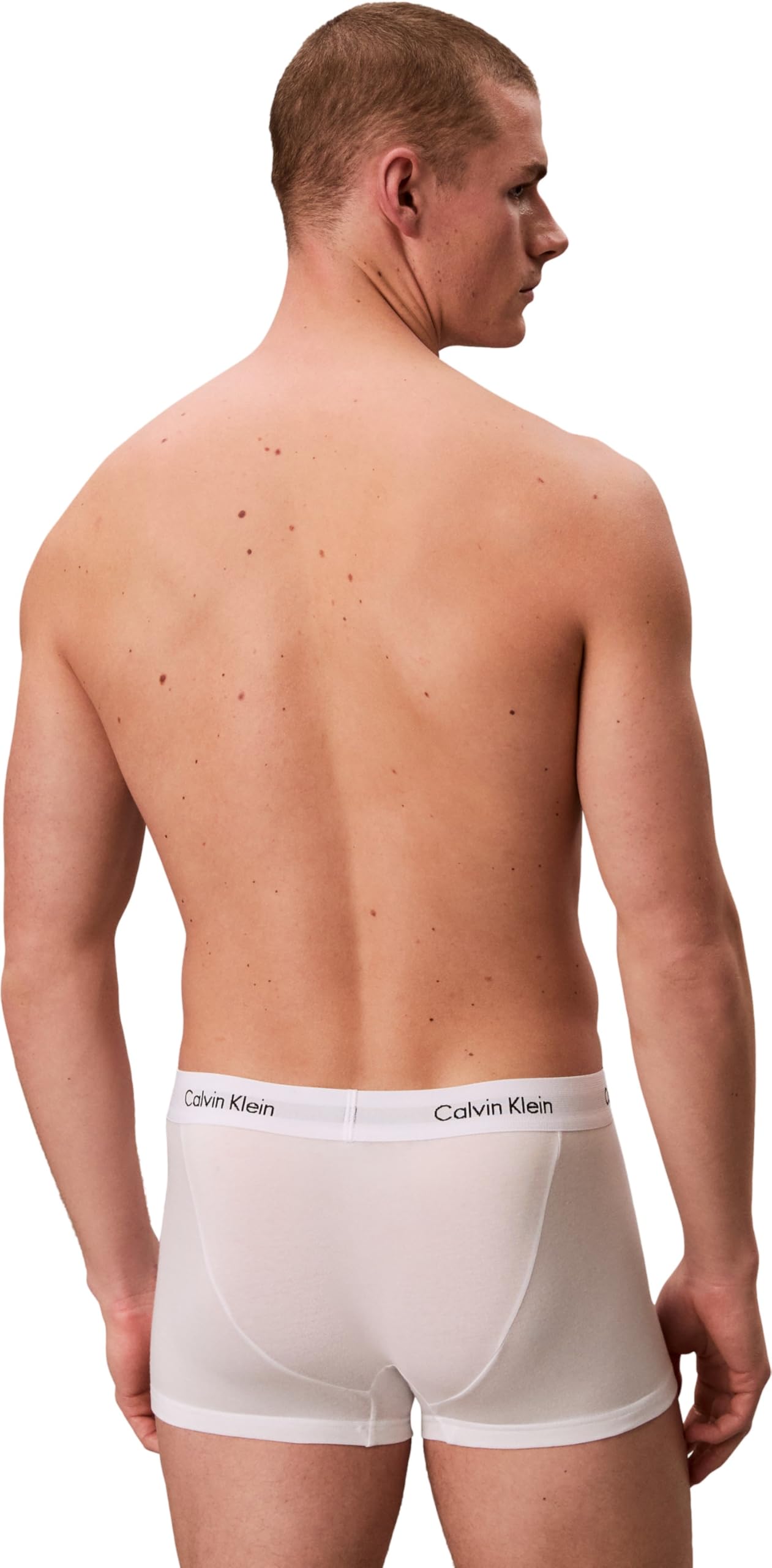 Calvin Klein 3P Low Rise Trunk Bokserki (szorty) Mężczyźni, biały/czarny, L
