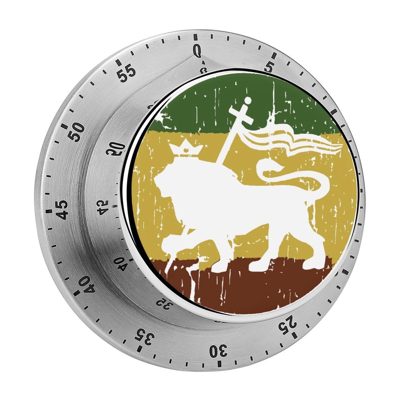 Lion of Judah Rasta Reggae Music Mechanical Rotary Timer, Used for Daily Timing