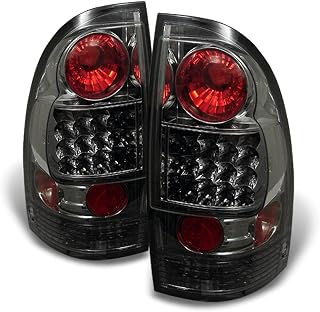 For Toyota Tacoma Pickup Truck Smoked Rear LED Tail Lights Signal Brake Lamps Pair Completed Set
