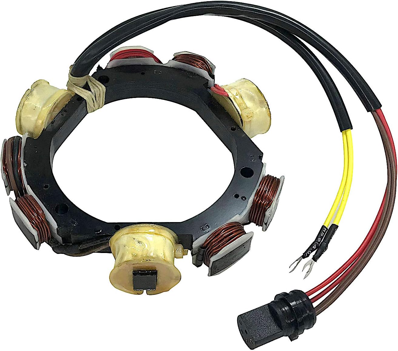 Stator For Johnson Evinrude 173-4560 0584560 0763763 Outboard 35 JET,40,50,60,65,70 HP 1992-2005 12-Amp 2/3-Cylinder 2-Stroke