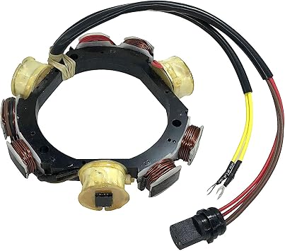 Stator For Johnson Evinrude 173-4560 0584560 0763763 Outboard 35 JET,40,50,60,65,70 HP 1992-2005 12-Amp 2/3-Cylinder 2-Stroke