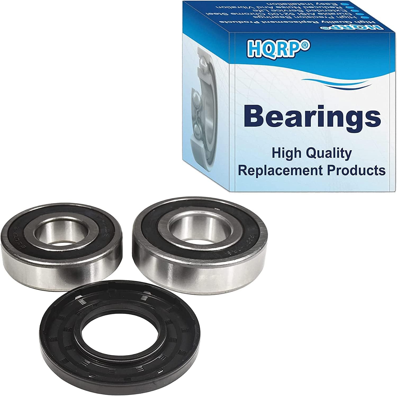 HQRP Bearing and Seal Kit compatible with Gibson 131525500 41739012890 41739012891 41739022890 41739022891 970-C48112-10 CFW2000FW2 compatible with Kenmore 131462800 131275200 Washing Machine