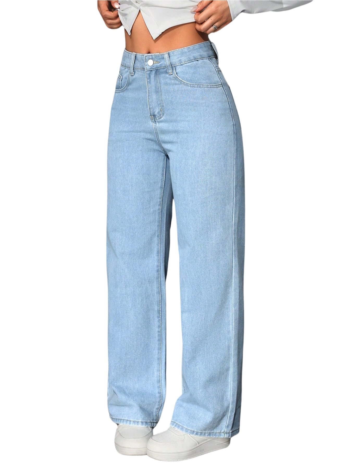 glossia Baggy Jeans for Women || Loose Jeans for Women Stylish || High Rise Jean's Women's || Wide Leg Jean's for Women's || Straight Jean,s for Woman || Jean,s Pant for Woman (B0DXFQFKHB)-picture-31