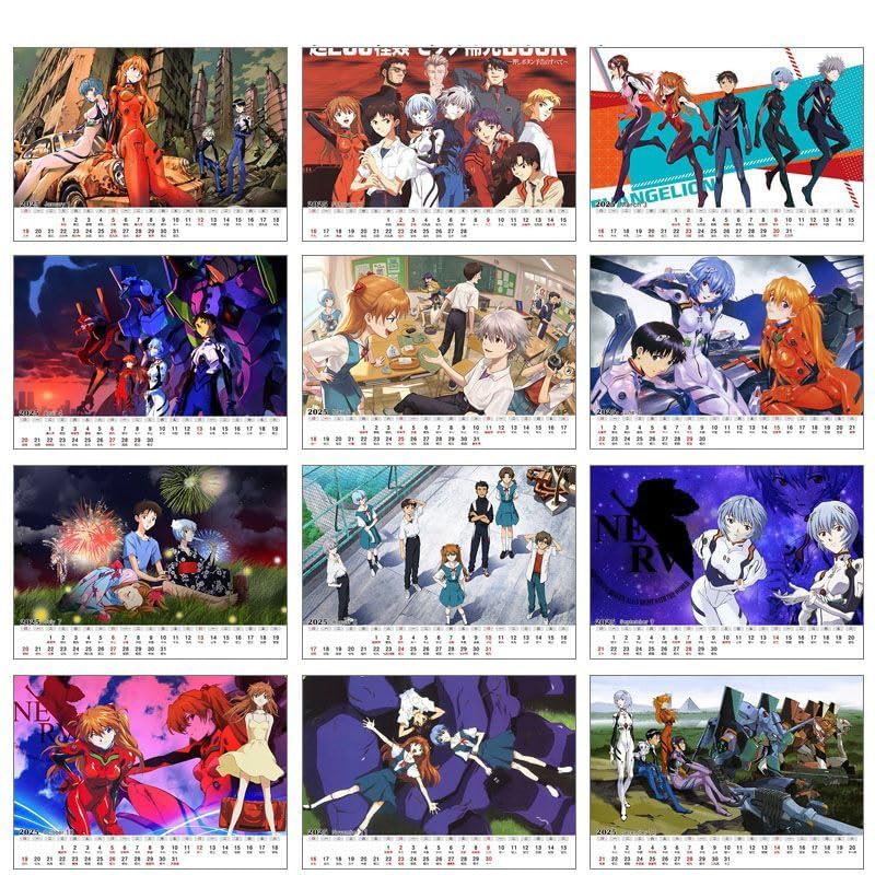 エヴァンゲリオン　2018年　壁掛けカレンダー EVANGELION CALENDAR 2018 [2018年カレンダー] アニメ グッズ