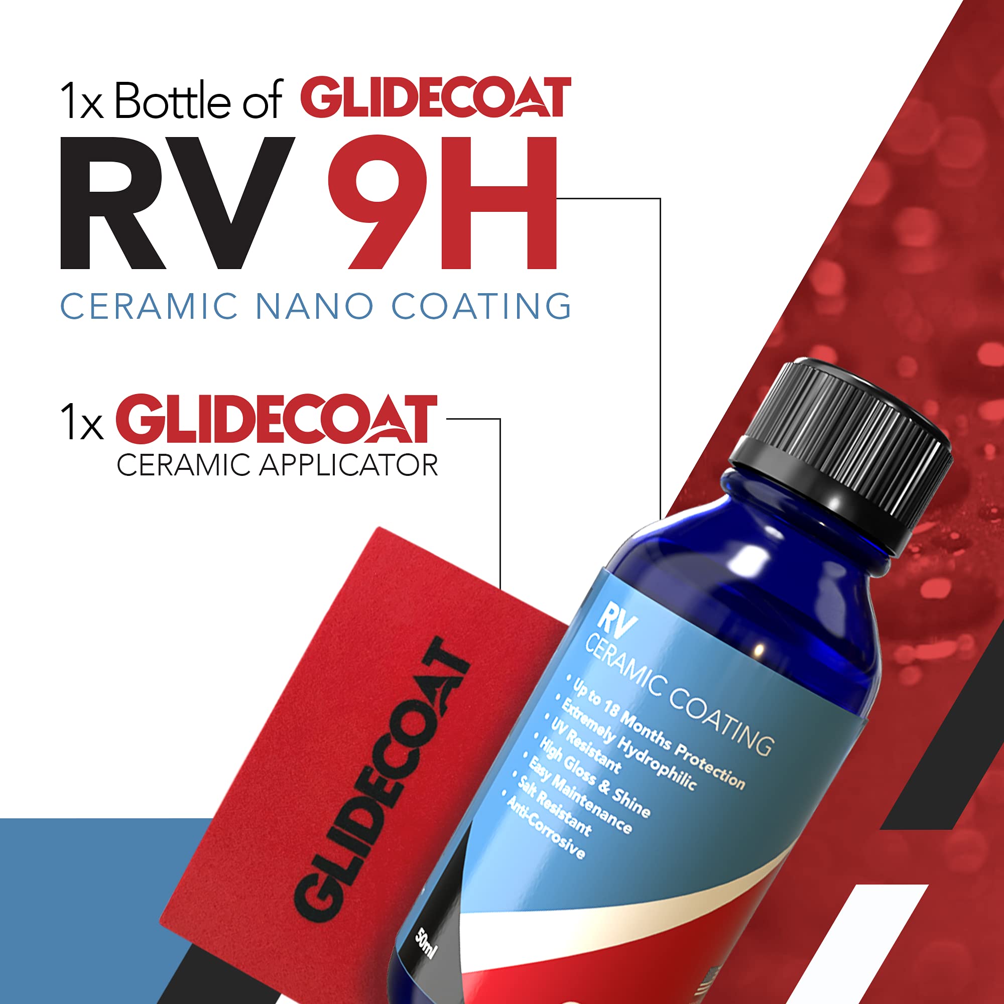 Amazon.co.jp: Glidecoat RV セラミックコーティング (50ml) - 9H