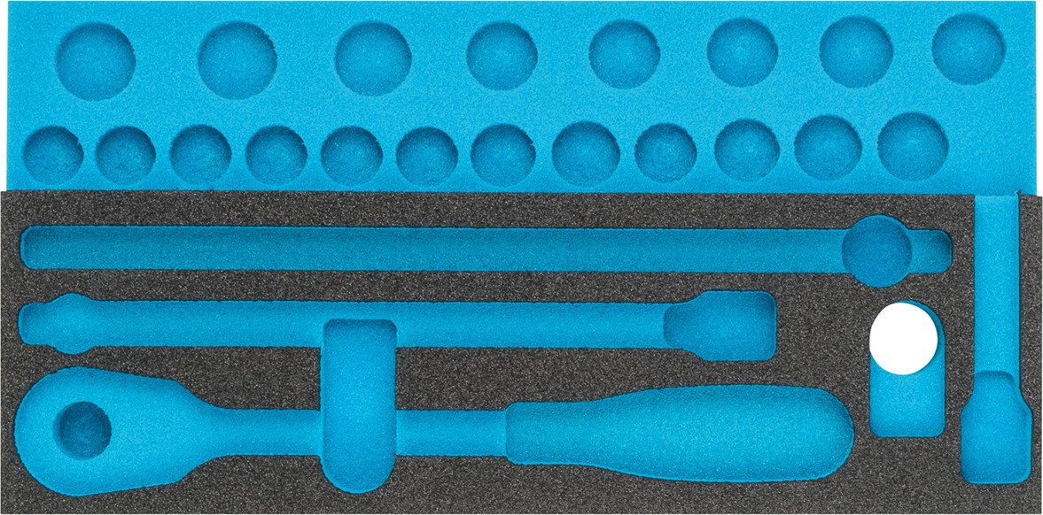 HAZET 163-342L 2-Component Soft Foam Insert - Multi-Colour