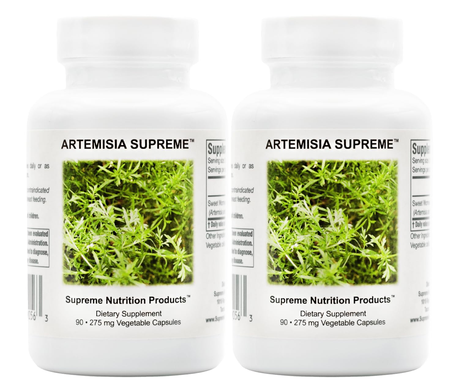 Supreme Nutrition Artemisia Supreme, 90 Pure Sweet Wormwood Vegetarian Capsules (90 Count (Pack of 2))