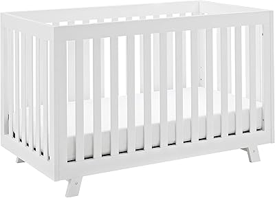 Storkcraft Beckett 3-in-1 Convertible Crib (White) â€“ Converts from Baby Crib to Toddler Bed and Daybed, Fits Standard Full-Size Crib Mattress, Adjustable Mattress Support Base