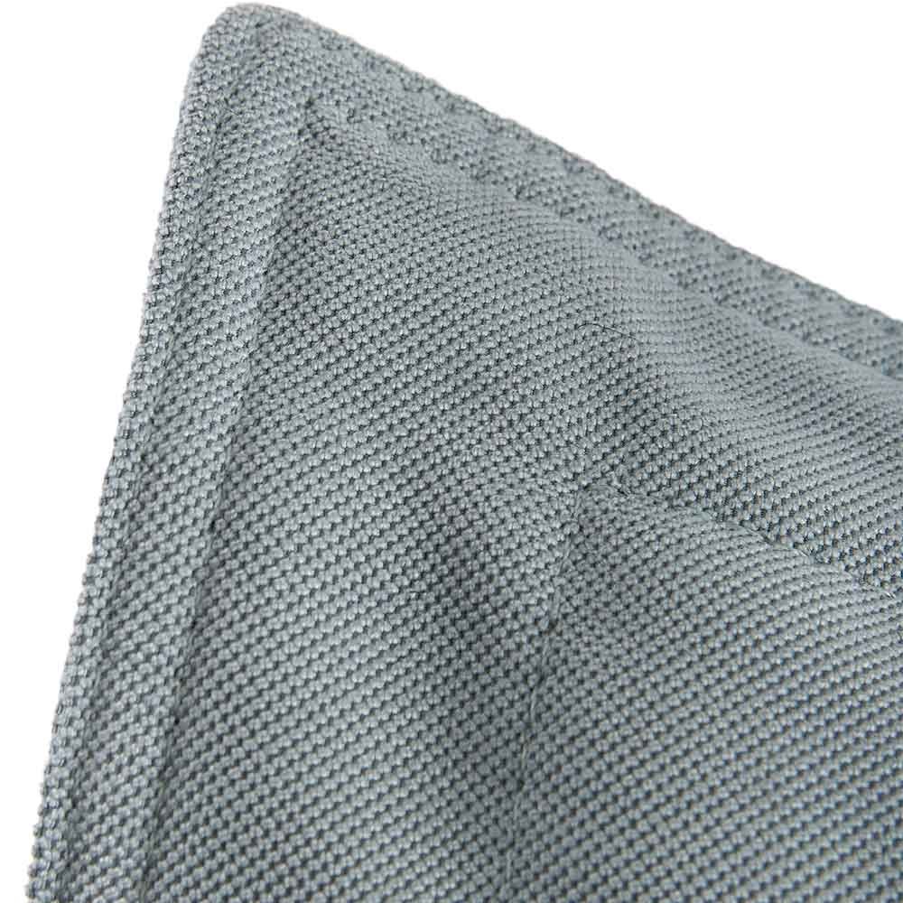 Puf infantil Indy con funda interior, sin sustancias nocivas, microperlas EPS Toxproof Toxproof, 100 x 140 cm, color gris azulado