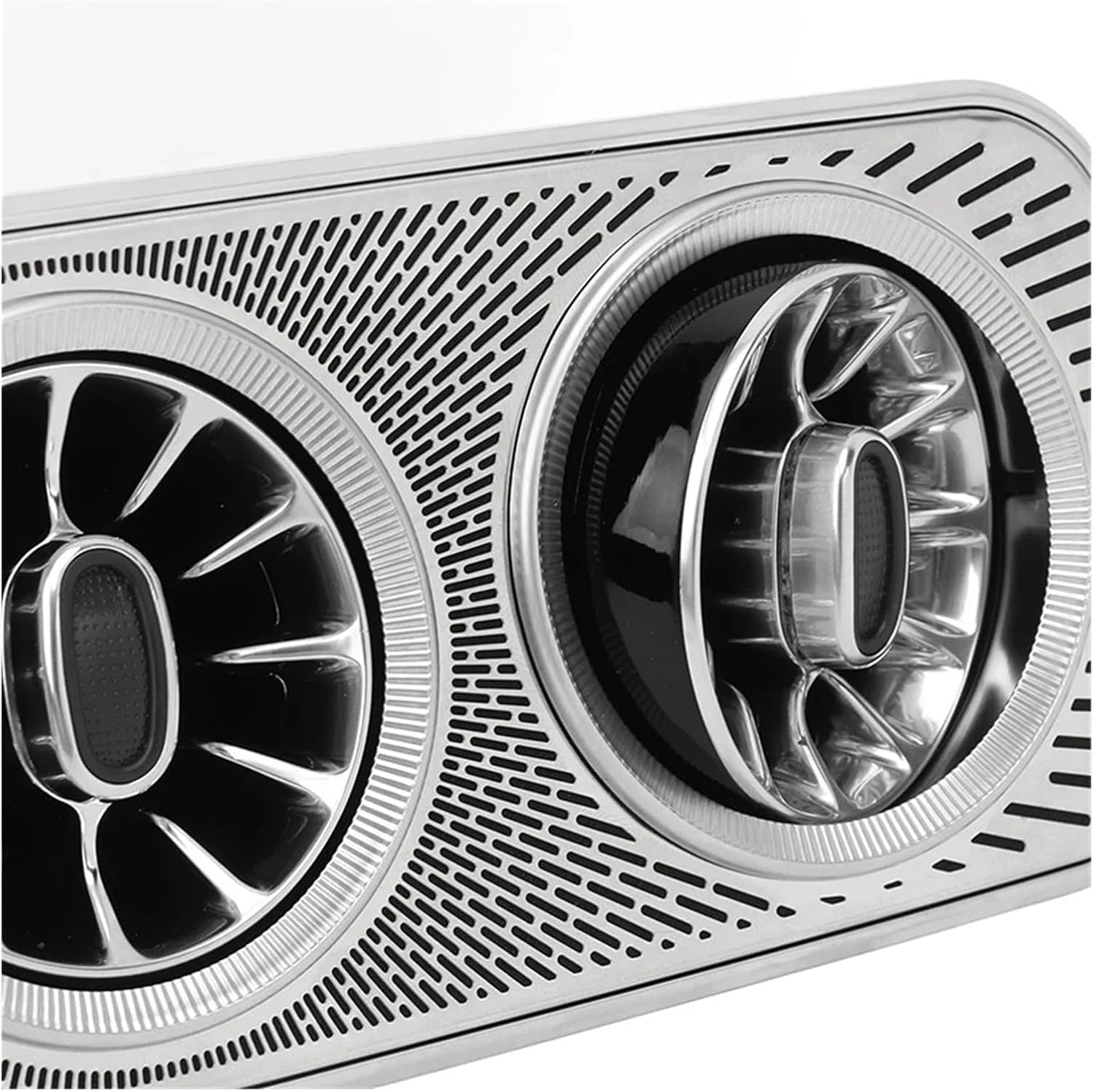 Interior Roof LED Air Conditioning Turbo Vent AC Outlet Trim Compatible For Benz V Class EQV Vito Viano Valente Metris W447 V250