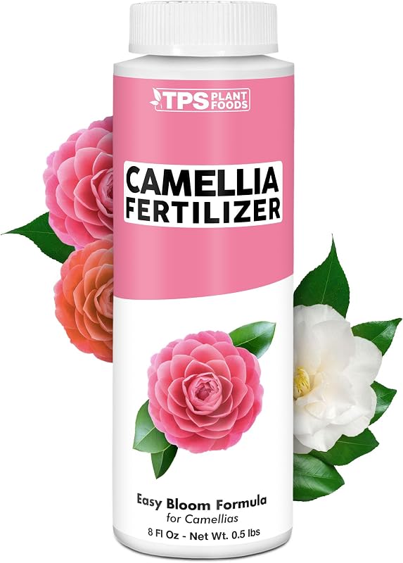 Camellia Fertilizer, Liquid Plant Food for More Blooms, 8 oz | Supports Bud Set, Encourages Deep Green Leaves, For Acid-Loving Shrubs, Feeds Azaleas & Gardenias, Simple Diluted Use