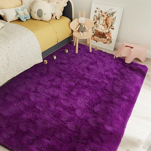 Miniatura 3 de LOCHAS - Alfombras de interior ultra suaves, esponjosas y modernas, para sala de estar, para el dormitorio de los niños, decoración del hogar,