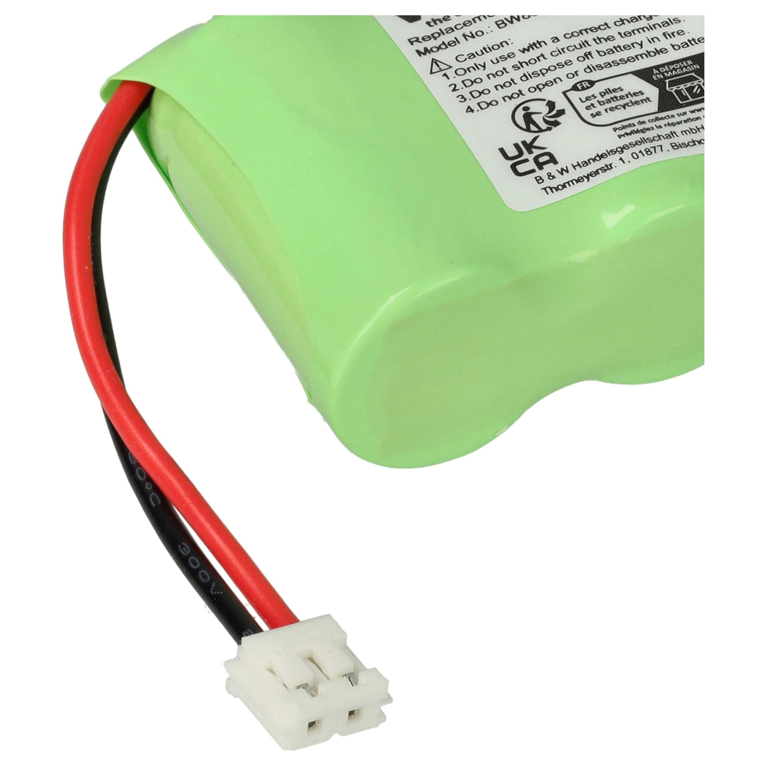 vhbw 1x Batterie Compatible avec Ascom Adesso téléphone Fixe sans Fil (600mAh, 3,6V, NiMH) - Remplacement pour 60AAH3BMX, HSC22, V30145-K1310-X147, C39453-Z5-C193
