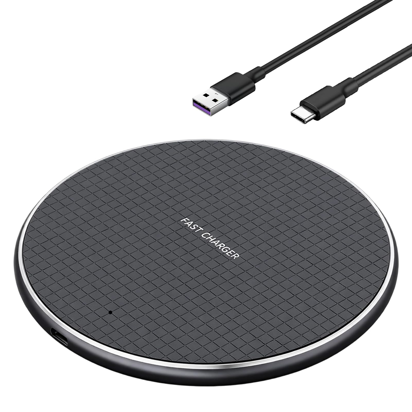 Caricatore Wireless 35W Ultra Veloce – Pack Da 2 Con Cavi USB-C – Compatibile Con IPhone 17/16/15/14/13/12 E Galaxy S25/S24/S23, Pixel 9/8 Pro - 2