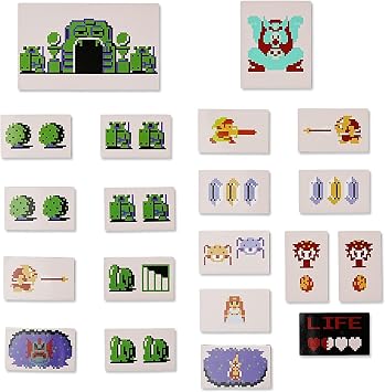The Legend of Zelda 8-Bit Magnet Set | 20 Magnets