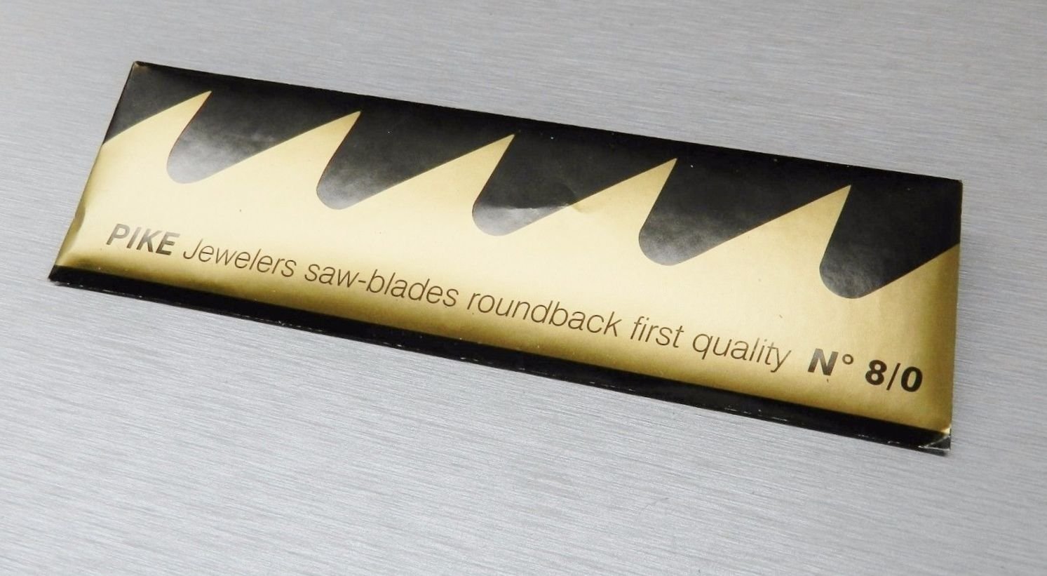 Pike 8/0 Jewelers Finest Saw Blades Jewelry Making Saw Frame Blade Swiss 144 PCS (E 2)