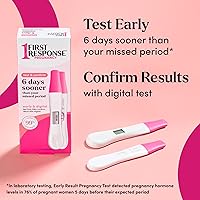 Vista 3 de First Response Test & Confirm Pregnancy Test, unisex adult 1 Line Test and 1 Digital Test Pack