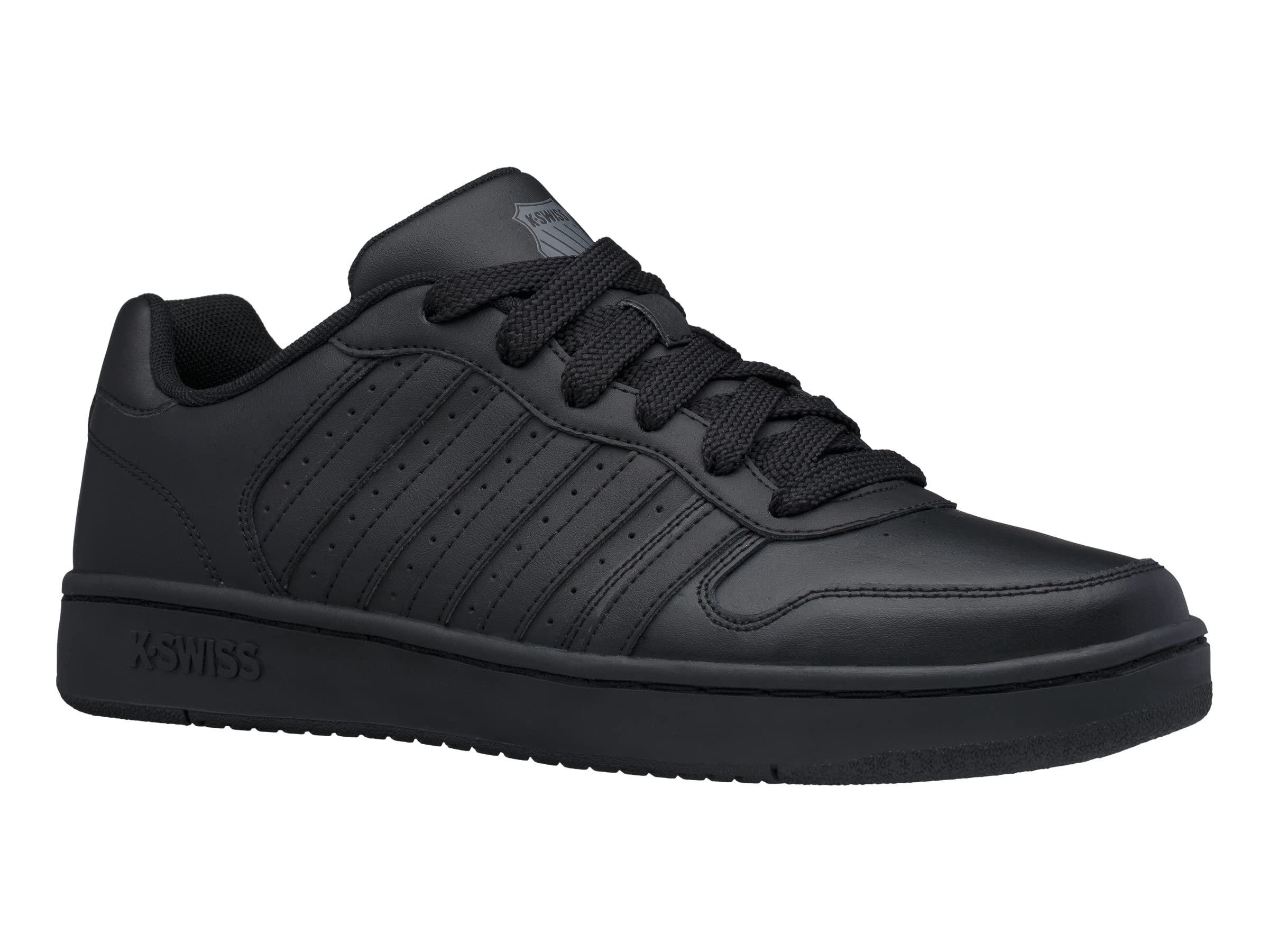 K-Swiss Court Palisades Herren Turnschuh , Schwarz, 46 EU