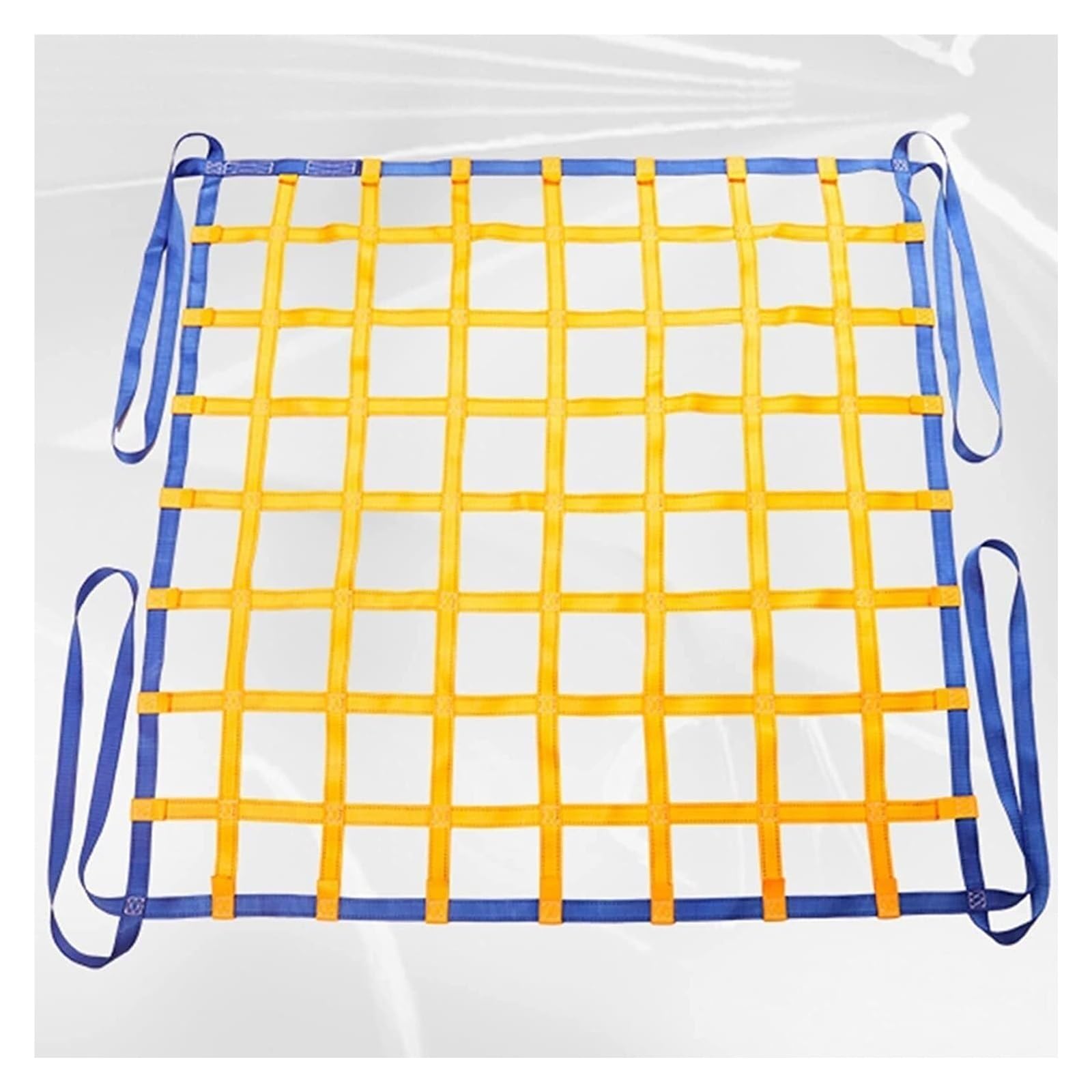 GDHKDDFL Nylon sling nets, Load 0.3-3.5 Ton, 10cm Square Mesh Tear Resistance, Cargo Net Hoist, Anti Strong Bearing Safety(1 X 1M/Mesh 10cm/Load 300KG)