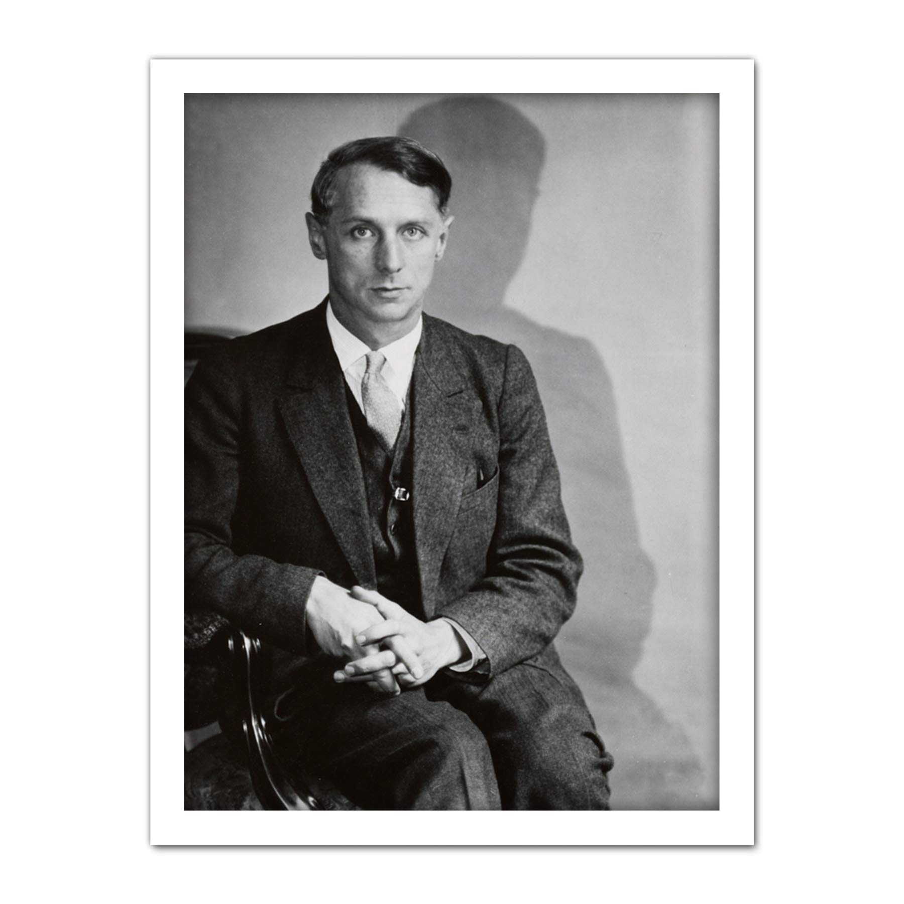 Artery8 Abbott Max Ernst Painter Portrait Photo Artwork Framed Wall Art Print 18X24 Inch