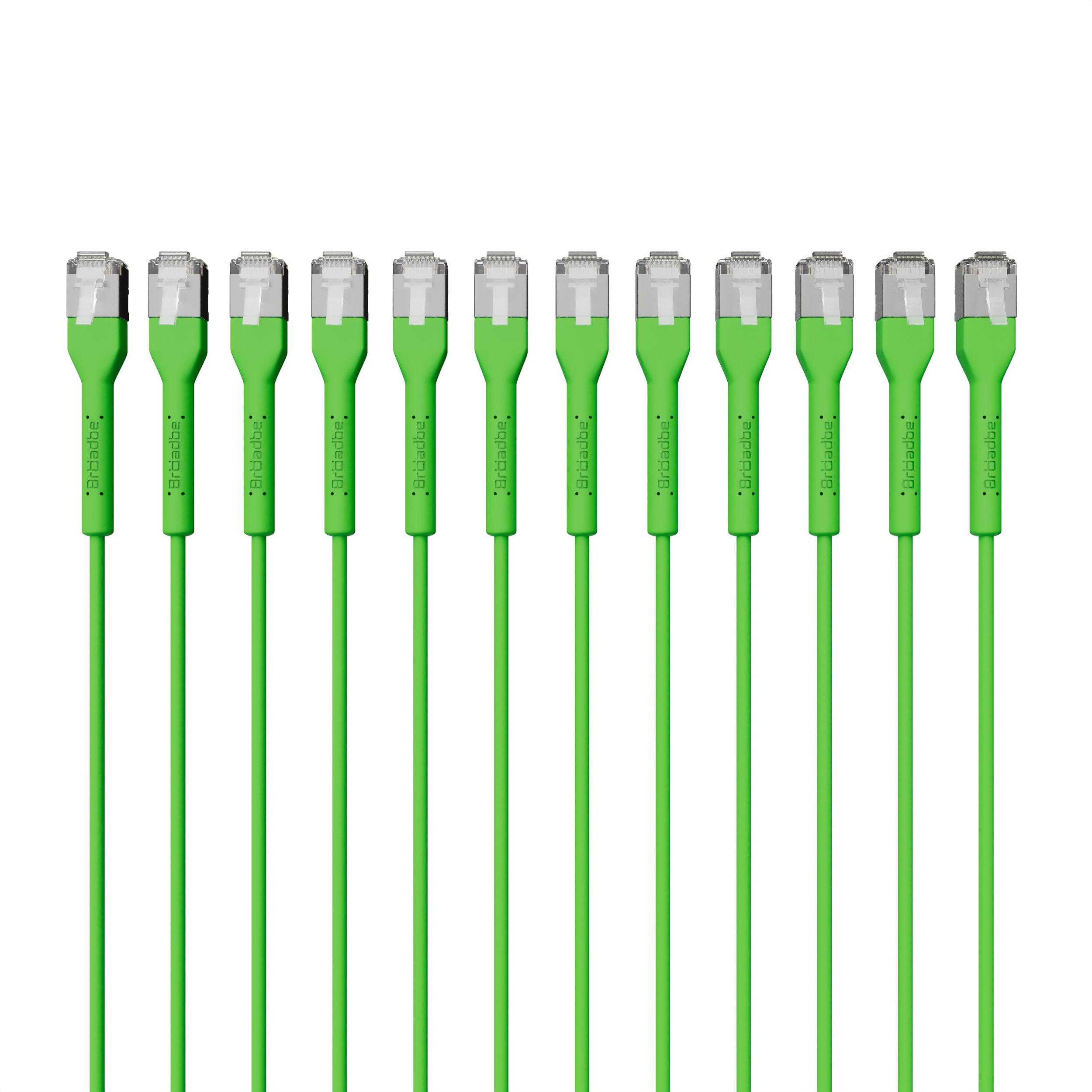 Câble patch slim Cat6 vert pour désencombrer le bureau à domicile - 8