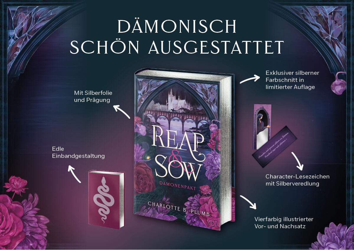 Reap & Sow: Dämonenpakt - Das aufregendste Gothic Romantasy-Debüt des Jahres. Hochwertig veredelt und mit Farbschnitt in limitierter Auflage. (Reap-and-Sow-Reihe, Band 1)